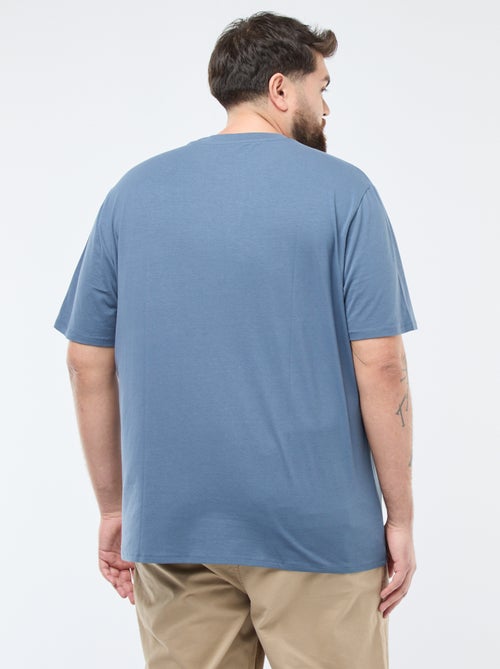 Camiseta lisa corte regular - Kiabi