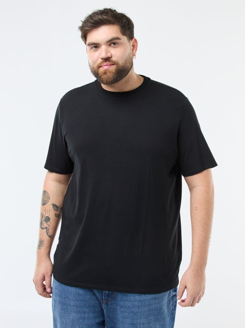 Camiseta lisa corte regular - Kiabi