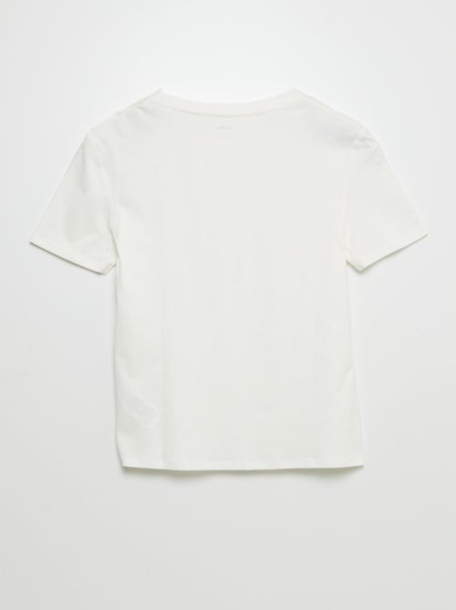 Camiseta lisa de algodón - So Easy - Kiabi