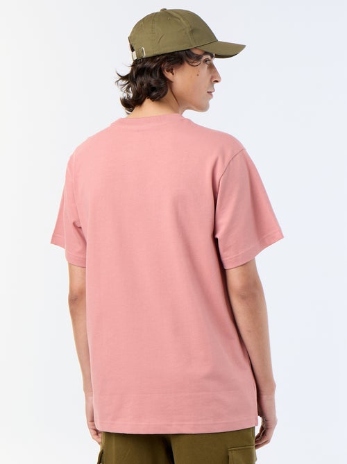 Camiseta lisa de corte cómodo / oversize de manga corta - Kiabi