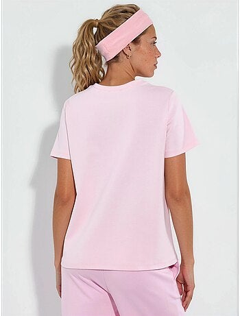 Camiseta lisa de cuello redondo busem