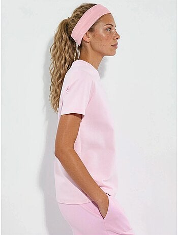 Camiseta lisa de cuello redondo busem