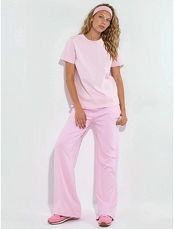 Camiseta lisa de cuello redondo busem