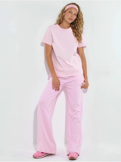 Camiseta lisa de cuello redondo busem - Kiabi