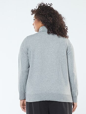 Camiseta lisa de cuello vuelto