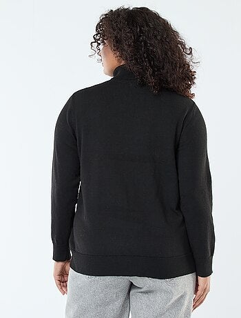 Camiseta lisa de cuello vuelto