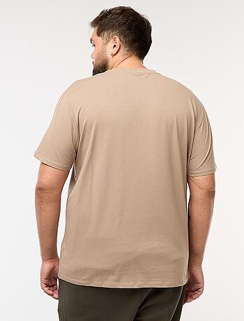 Camiseta lisa de manga corta