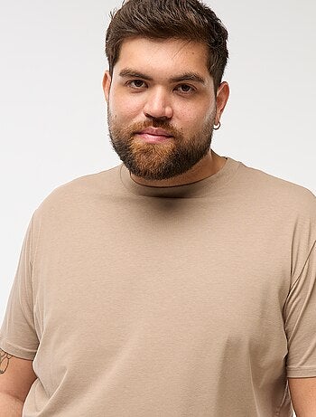 Camiseta lisa de manga corta