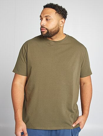 Camiseta lisa de manga corta
