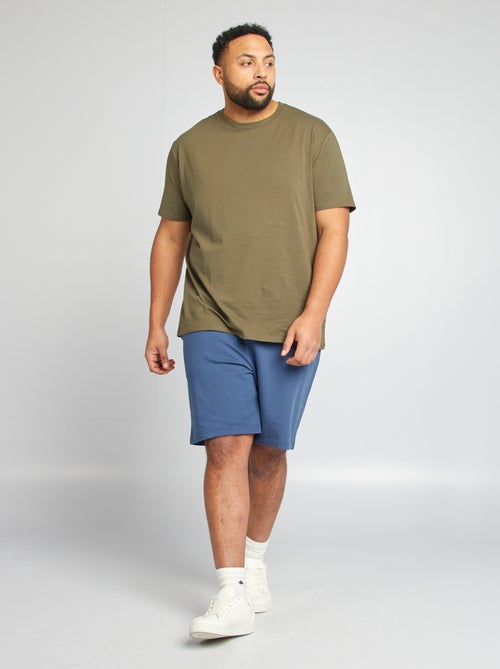 Camiseta lisa de manga corta - Kiabi