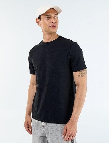 Camiseta lisa de manga corta