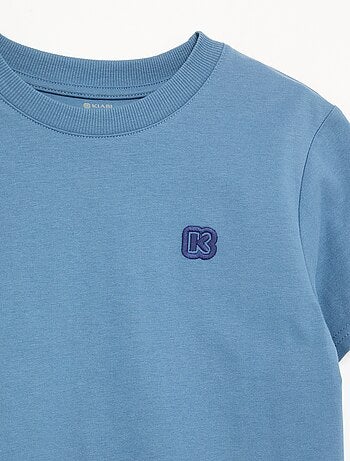 Camiseta lisa de manga corta para niño - Kiabi