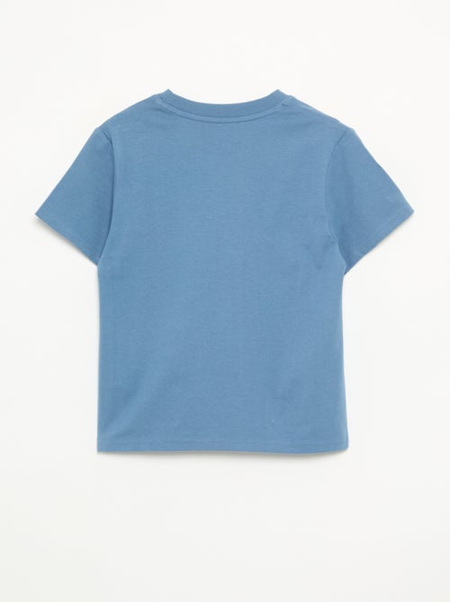 Camiseta lisa de manga corta para niño - Kiabi - Kiabi Camiseta lisa de manga corta para niño - Kiabi - Kiabi