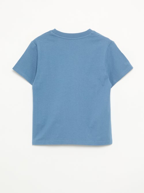 Camiseta lisa de manga corta para niño - Kiabi - Kiabi Camiseta lisa de manga corta para niño - Kiabi - Kiabi