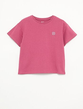 Camiseta lisa de manga corta para niño - Kiabi
