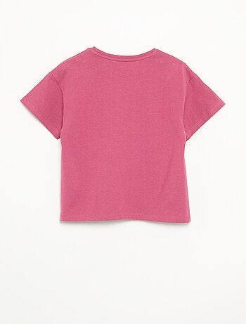 Camiseta lisa de manga corta para niño - Kiabi