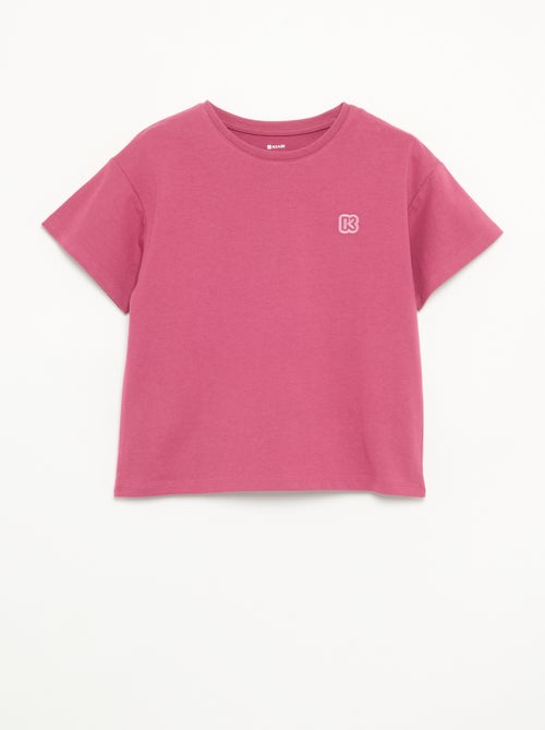 Camiseta lisa de manga corta para niño - Kiabi - Kiabi