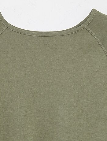 Camiseta lisa de manga larga - Fácil de Poner