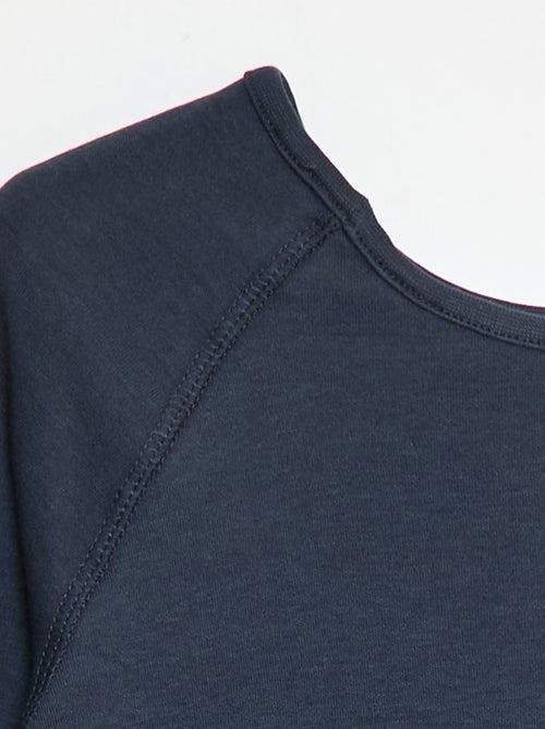 Camiseta lisa de manga larga - So Easy - Kiabi