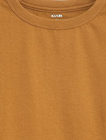 Camiseta lisa de manga larga
