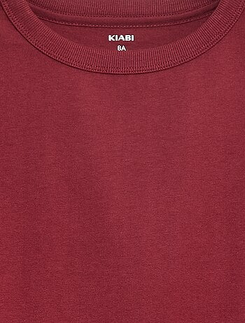 Camiseta lisa de manga larga