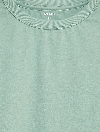 Camiseta lisa de manga larga