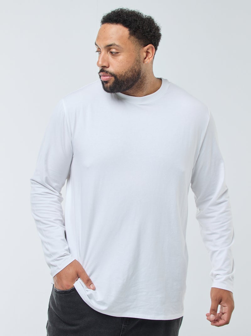 Camiseta Lisa Camiseta NiÃ±a Roja Manga Larga Camiseta Lisa De