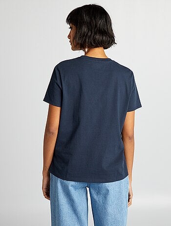 Camiseta lisa de punto