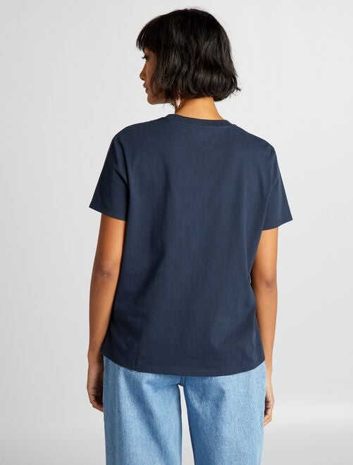 Camiseta lisa de punto - Kiabi