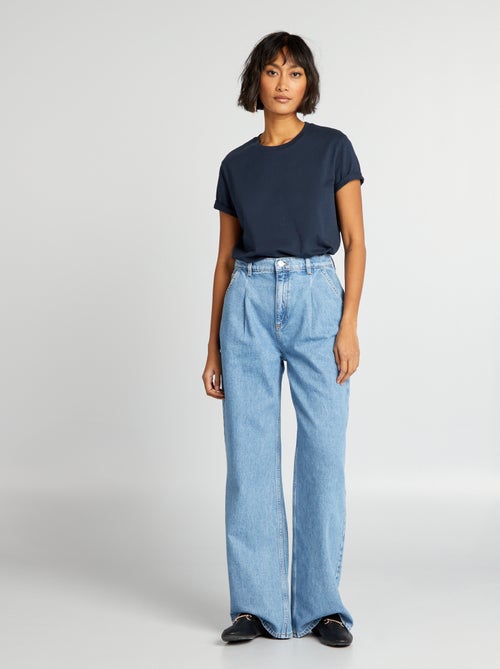 Camiseta lisa de punto - Kiabi