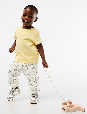 Camiseta lisa de punto de algodón