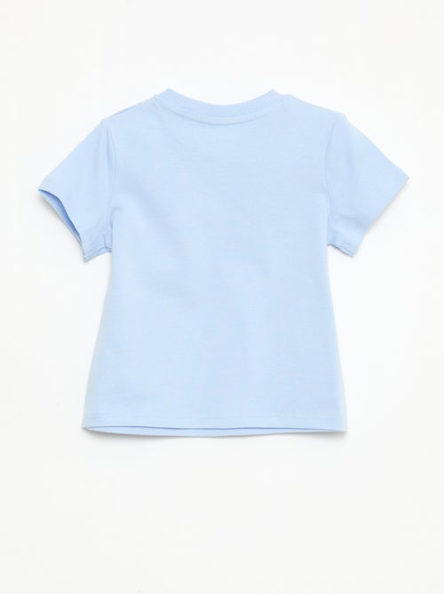 Camiseta lisa de punto de algodón - Kiabi