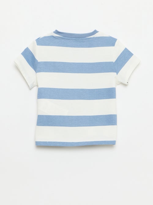 Camiseta lisa de punto de algodón - Kiabi