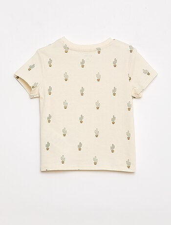 Camiseta lisa de punto de algodón