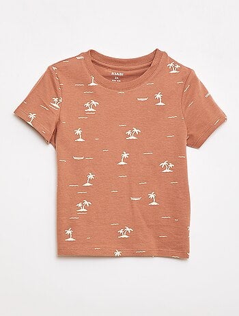 Camiseta lisa de punto de algodón