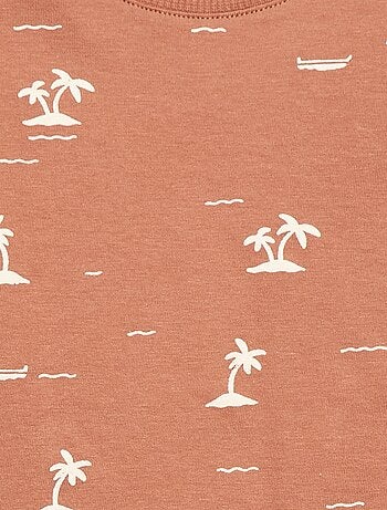 Camiseta lisa de punto de algodón