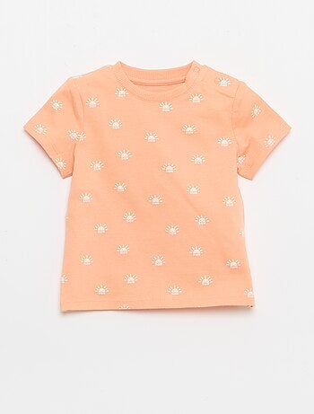 Camiseta lisa de punto de algodón