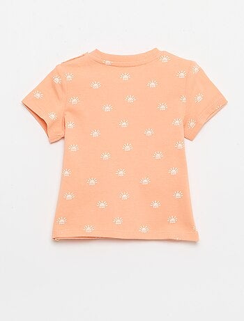 Camiseta lisa de punto de algodón
