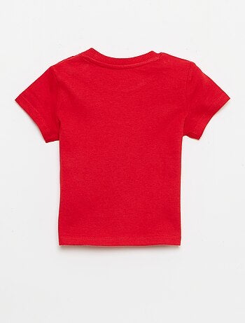 Camiseta lisa de punto de algodón