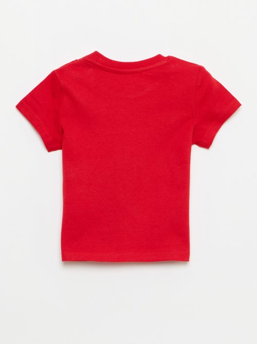 Camiseta lisa de punto de algodón - Kiabi