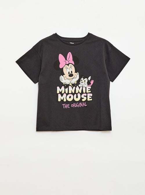Camiseta lisa 'Disney' 'Minnie' de algodón - Kiabi