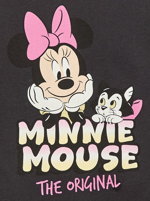 Camiseta lisa 'Disney' 'Minnie' de algodón - Kiabi