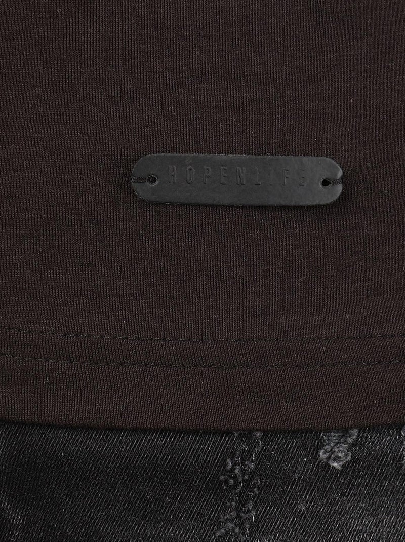 Camiseta lisa Negro - Kiabi