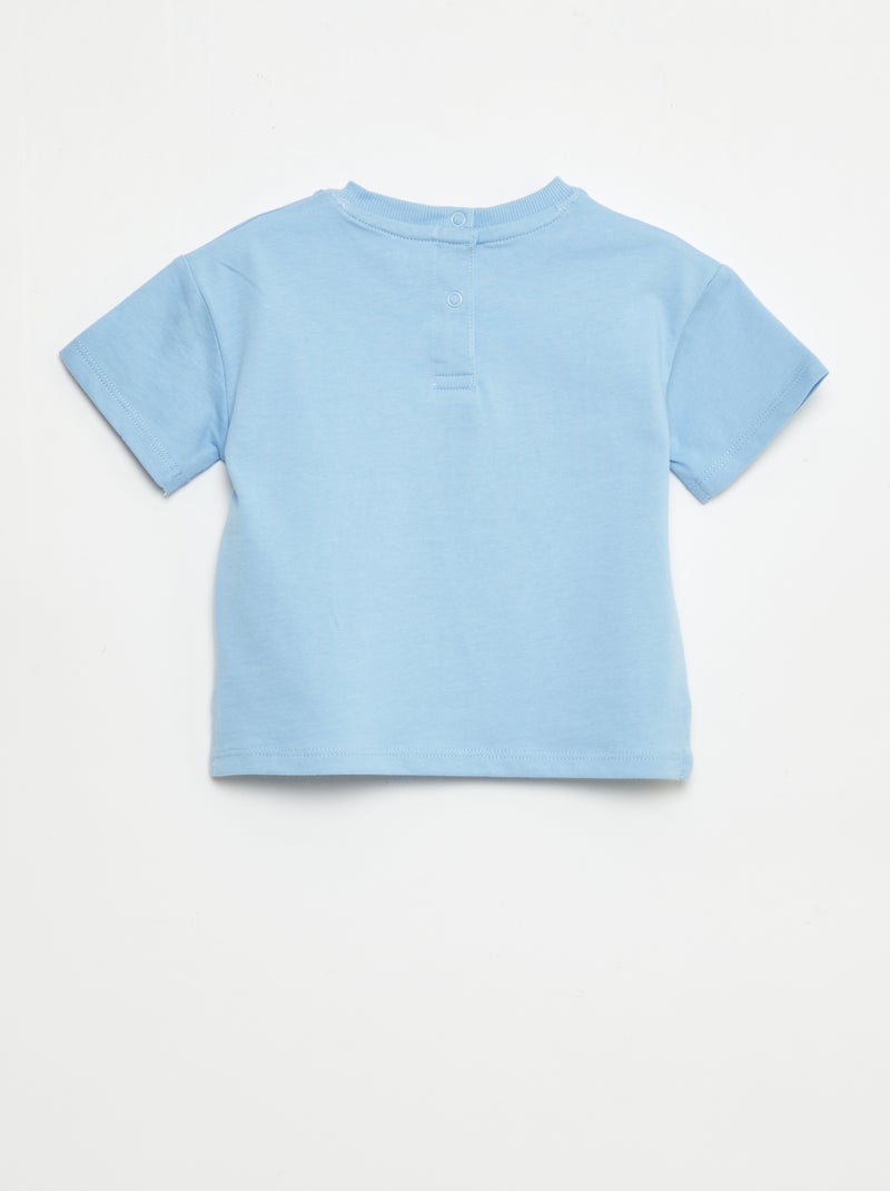 Camiseta lisa sin mangas Azul - Kiabi