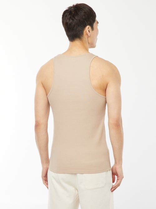 Camiseta lisa sin mangas - Kiabi