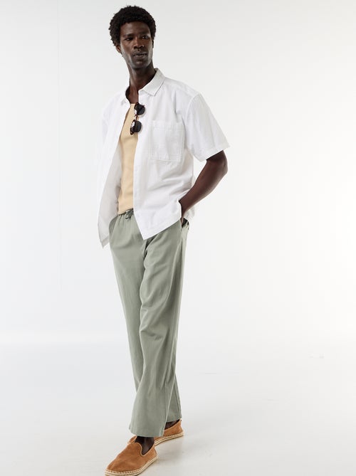 Camiseta lisa sin mangas - Kiabi