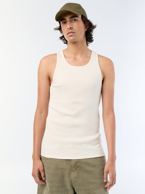 Camiseta lisa sin mangas - Kiabi Camiseta lisa sin mangas - Kiabi