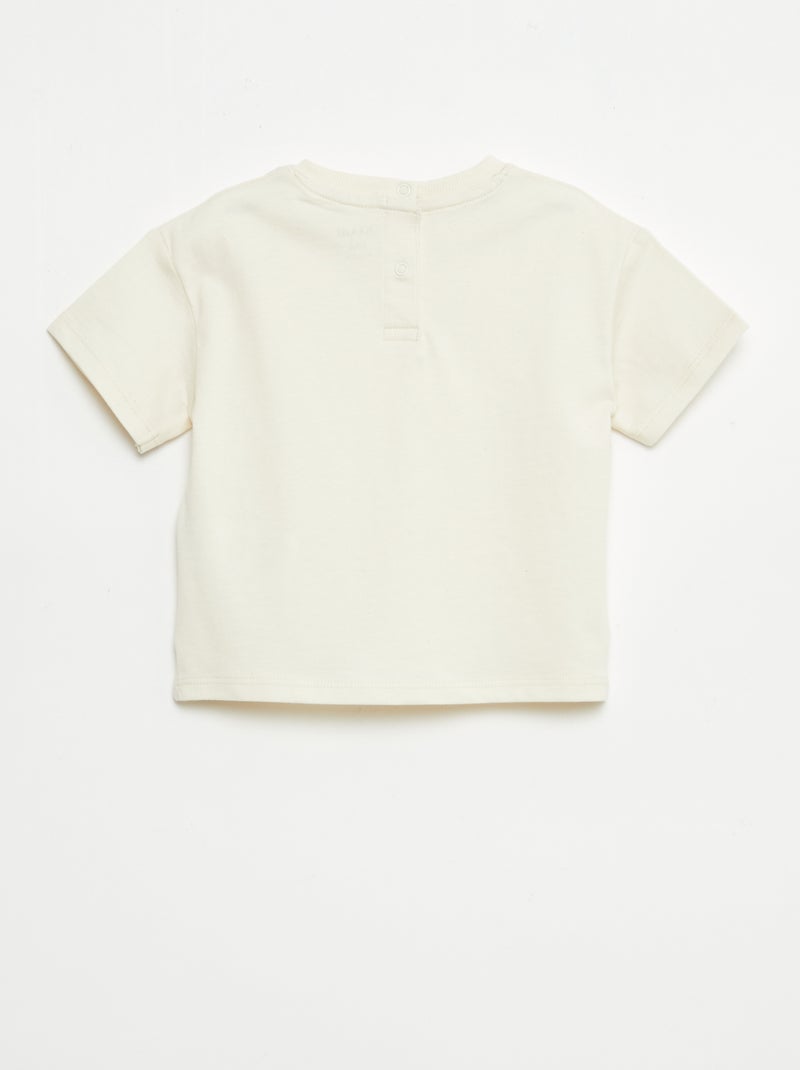 Camiseta lisa sin mangas Crudo - Kiabi