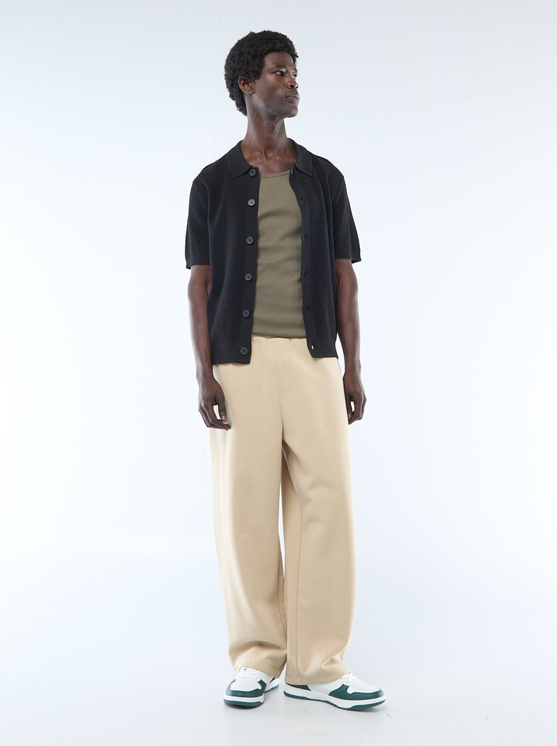 Camiseta lisa sin mangas KAKI - Kiabi