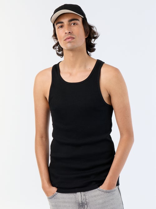 Camiseta lisa sin mangas - Kiabi Camiseta lisa sin mangas - Kiabi